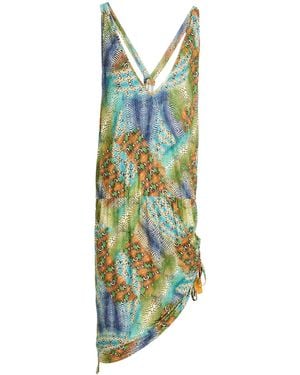 4giveness Mini Dress Polyester, Elastane - Blue