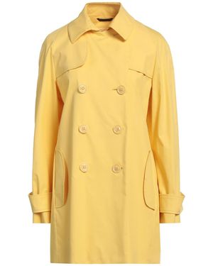 Cinzia Rocca Icons Overcoat & Trench Coat Cotton, Polyester - Yellow