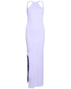 Patrizia Pepe Maxi Dress - Purple