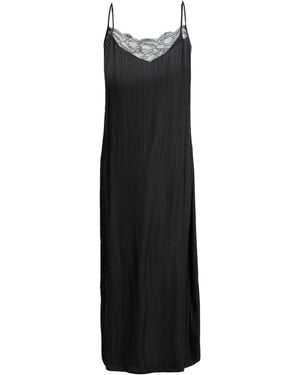 Maje Midi Dress Polyester, Polyamide - Black