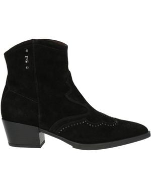 Nero Giardini Ankle Boots Leather - Black
