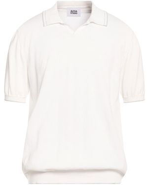 Alpha Studio Pullover - Blanco