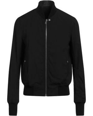 Rick Owens Jacket Virgin Wool - Black