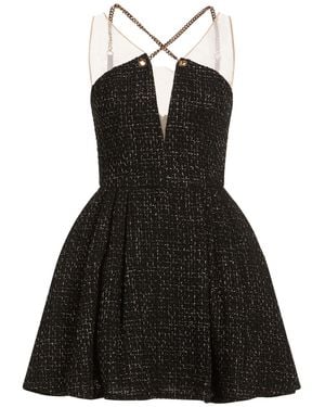 Elisabetta Franchi Mini Dresses - Black