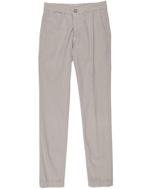 SEI TRE SEI Pants Cotton, Elastane - Gray