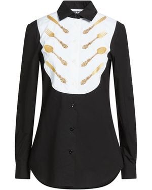 Moschino Shirt Cotton, Elastane - Black
