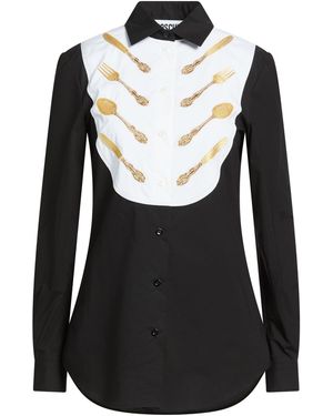 Moschino Shirt Cotton, Elastane - Black