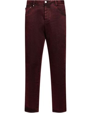 PT Torino Trousers Cotton, Elastane - Red