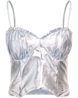 NUALY Top Polyester - Gray