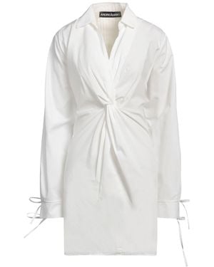 ANDREADAMO Mini Dress - White