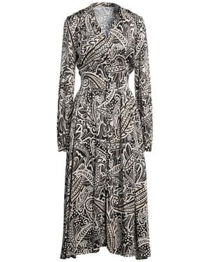 Caliban Midi Dress Viscose, Elastane - Grey