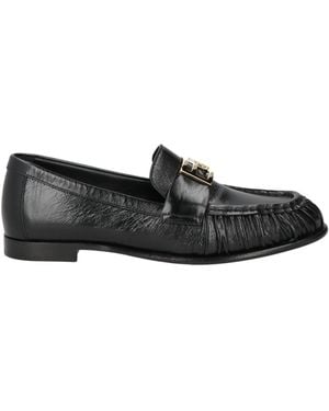 Fendi Loafers Leather - Black