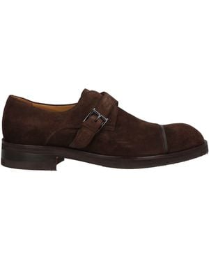 Testoni Chocolate Loafers Leather - Brown