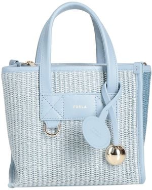 Furla Handbag Leather, Cotton, Polyamide - Blue