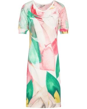 Angelo Marani Mini Dress Viscose, Polyester, Polyamide, Elastane - White