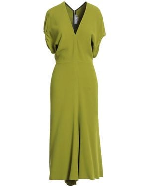 Victoria Beckham Lime Midi Dress Viscose, Acetate, Elastane - Green