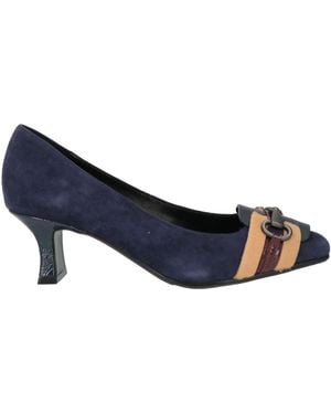 Luciano Barachini Court Shoes Leather - Blue