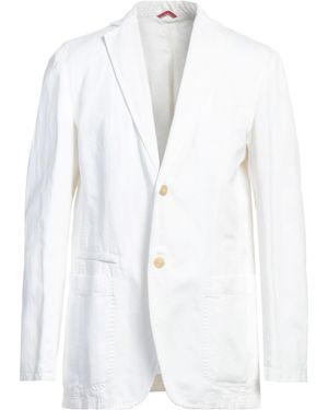Pal Zileri Blazer Cotton, Linen - White