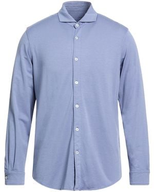 Altea Ivory Shirt Cotton, Elastane - Blue