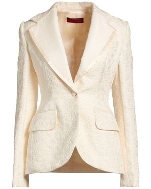 Dolce & Gabbana Ivory Blazer Cotton, Silk, Polyester - Natural