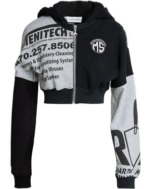 Marine Serre Sweatshirt Cotton, Polyester - Black