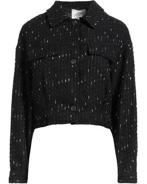 Peperosa Jacket Acrylic, Polyester, Cotton, Viscose, Metallic Fiber - Black