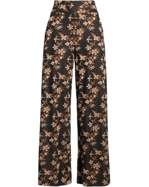 Niu Dark Pants Polyester, Viscose, Polyamide, Metallic Polyester, Elastane - Brown