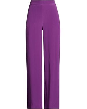 Momoní Trousers Acetate, Silk - Purple