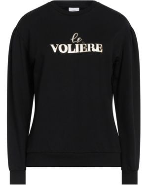 Le Volière Sweatshirt Cotton, Elastane - Black