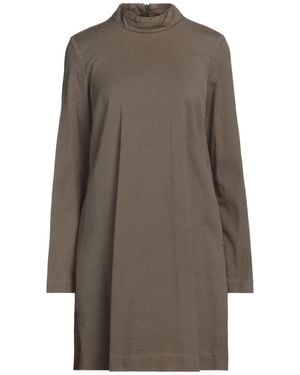 AT.P.CO Taupe Mini Dress Cotton, Elastane - Gray