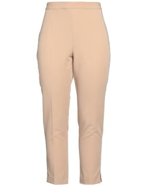 Diana Gallesi Pants Polyester, Viscose, Elastane - Natural