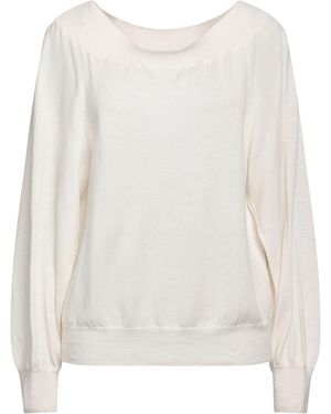 Nude Sweater Virgin Wool - White