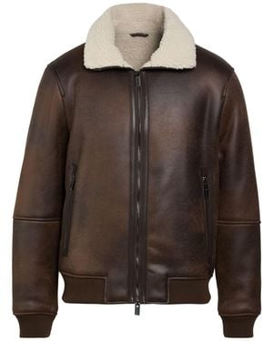 D'Amico Jacket Leather - Brown