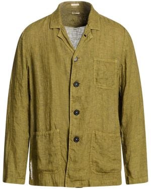 Massimo Alba Jacket Linen - Green