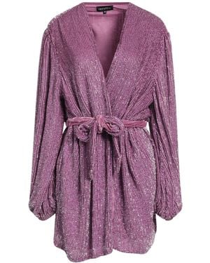 retroféte Mini-Kleid - Lila