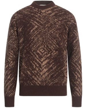 Piacenza Cashmere Sweater Virgin Wool - Brown