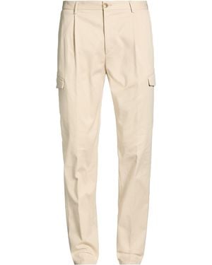 Tagliatore Ivory Trousers Cotton, Elastane - Natural