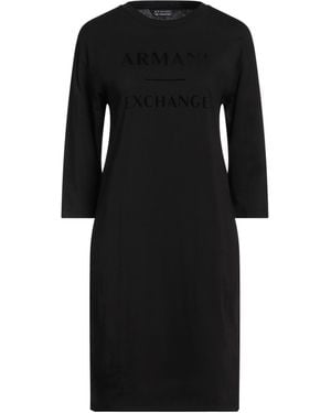 ARMANI EXCHANGE Mini Dress - Black