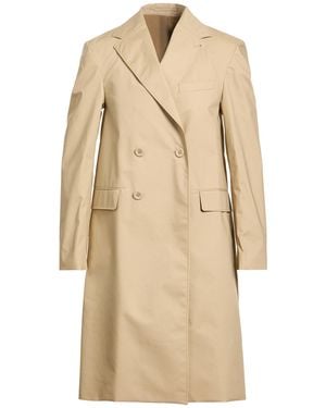 Officine Generale Overcoat & Trench Coat Cotton, Polyester, Polyurethane - Natural