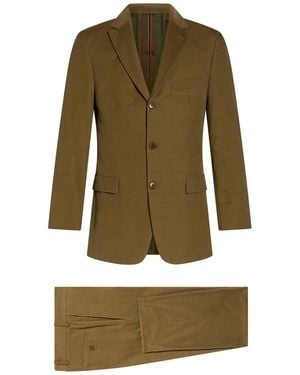BOSS Khaki Suit Cotton, Elastane - Green