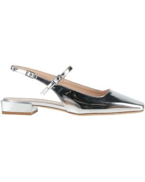 P.A.R.O.S.H. Ballet Flats Leather - White