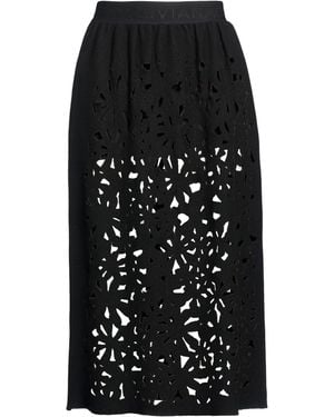 Liviana Conti Midi Skirt Virgin Wool - Black