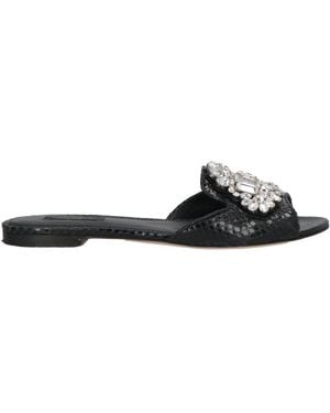 Dolce & Gabbana Sandals Soft Leather - White