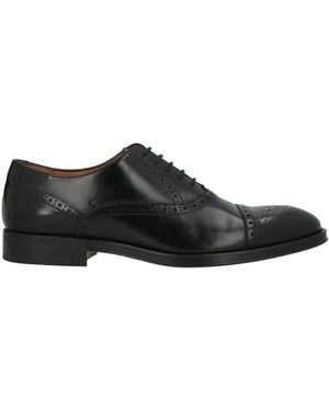 Testoni Lace-Up Shoes Calfskin - Black