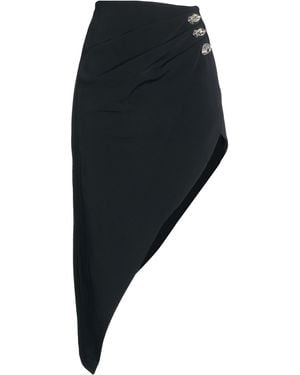 David Koma Mini Skirt Acrylic, Viscose, Elastane - Black