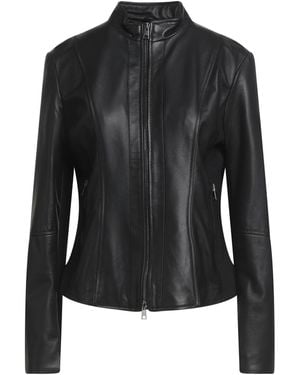 Kaos Jacket Leather - Black