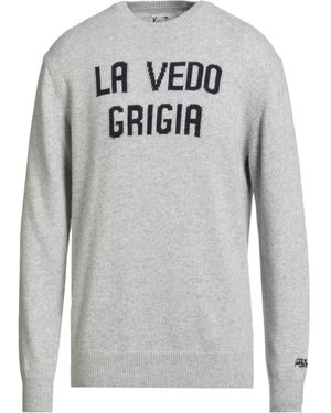 Mc2 Saint Barth Après-Ski Collection Sweater Wool, Viscose, Cashmere, Polyamide - Gray