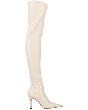 Bianca Di Cream Boot Synthetic Material - White