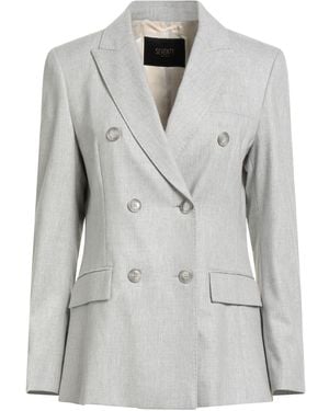 SEVENTY VENEZIA Light Blazer Viscose, Polyester, Virgin Wool, Elastane - Gray