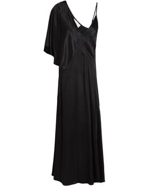 Isabelle Blanche Maxi Dress Viscose - Black